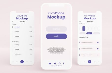 Проект Clayphone app uI